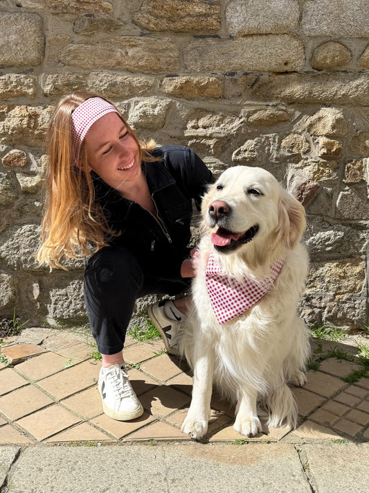 Matchy Bandana / Bandeau Vichy Châtaigne