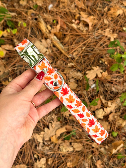 COLLIER FEUILLE D'AUTOMNE